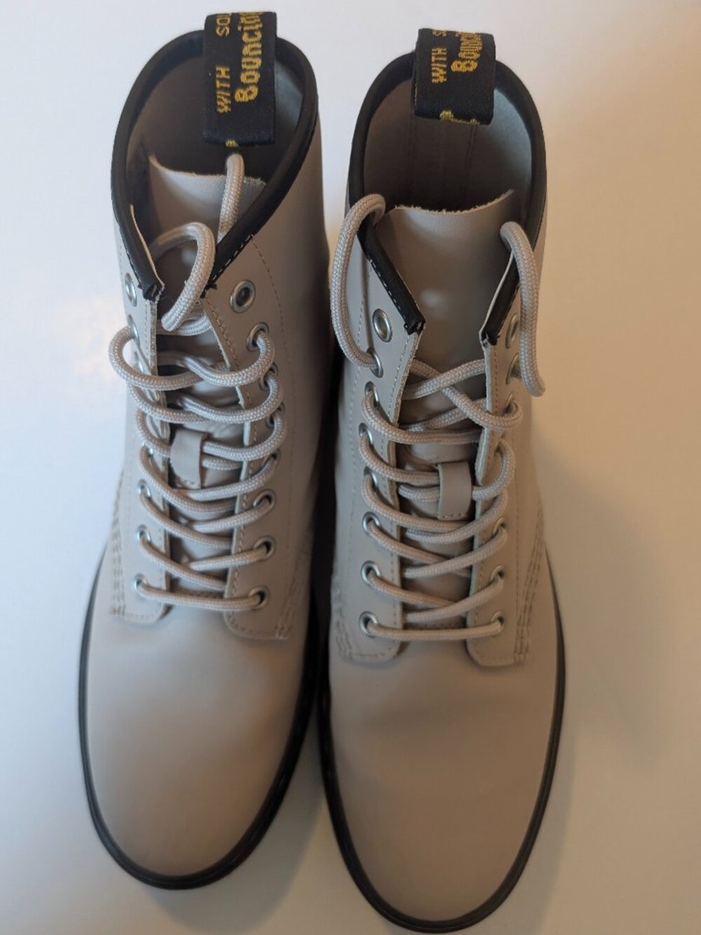 Dr. Martens taupe boots